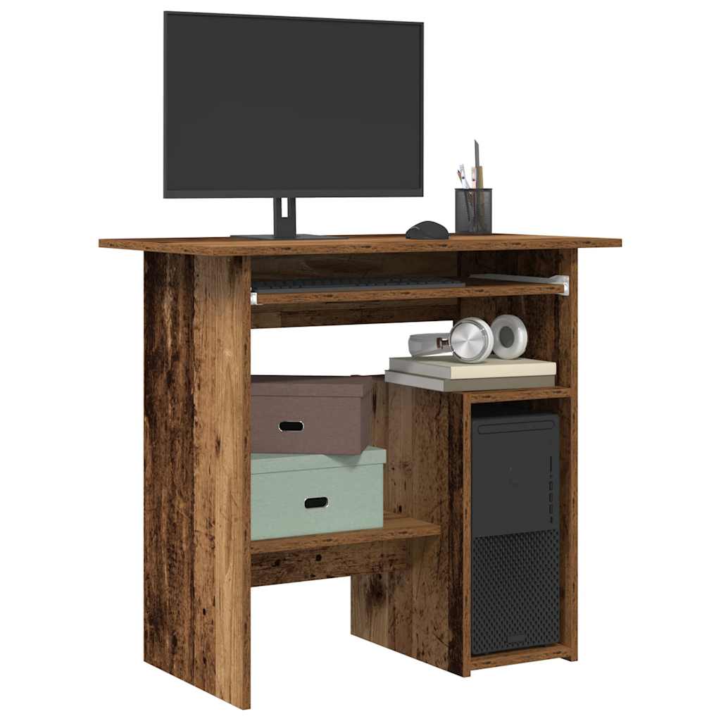 Desk Old Wood 80x45x74 cm Engineered Wood